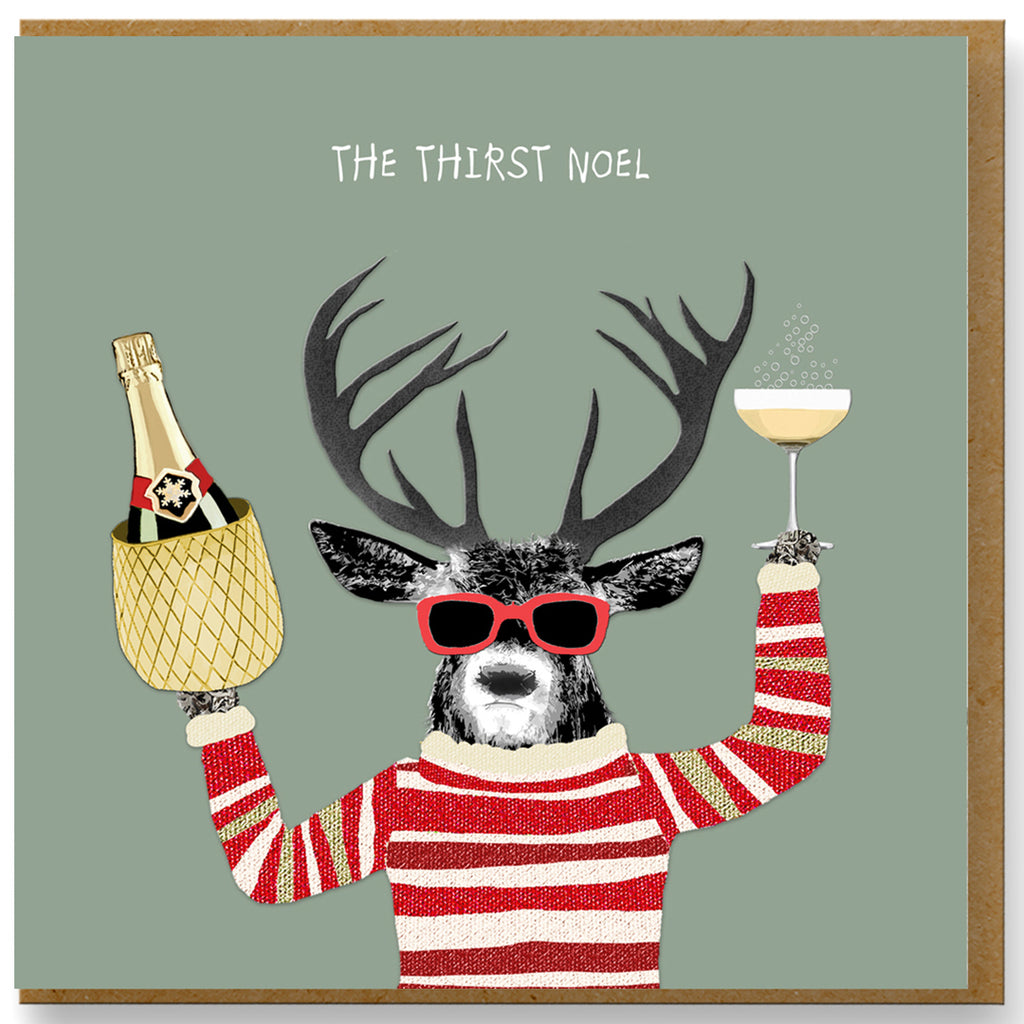 Funny Christmas Card - The Thirst Noel